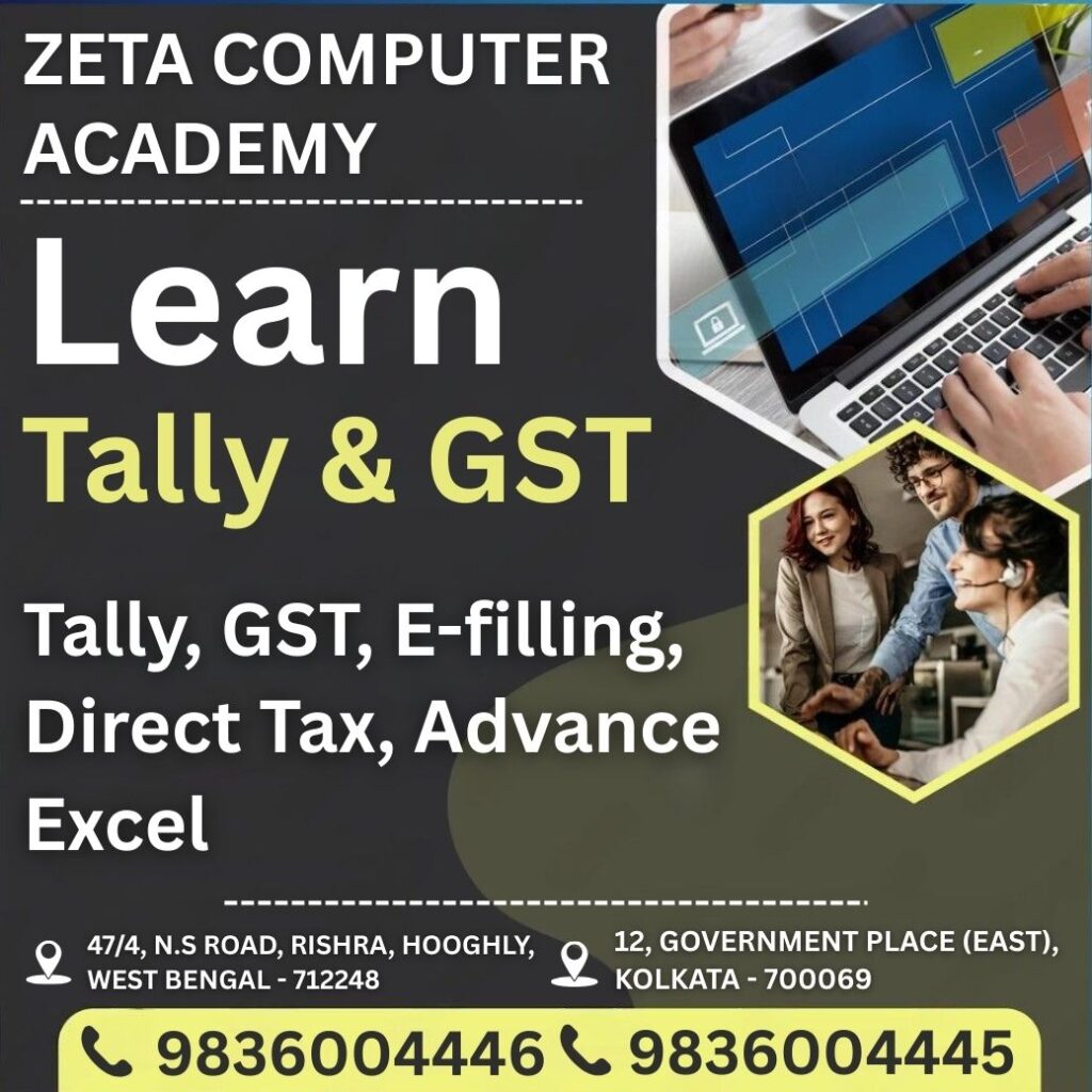 Best Tally & GST course in Kolkata